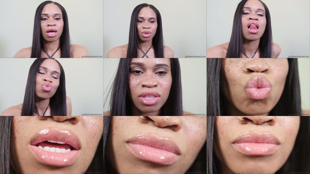 Dick Melting Lips - Ebony Domme Goddess Rosie Reed
