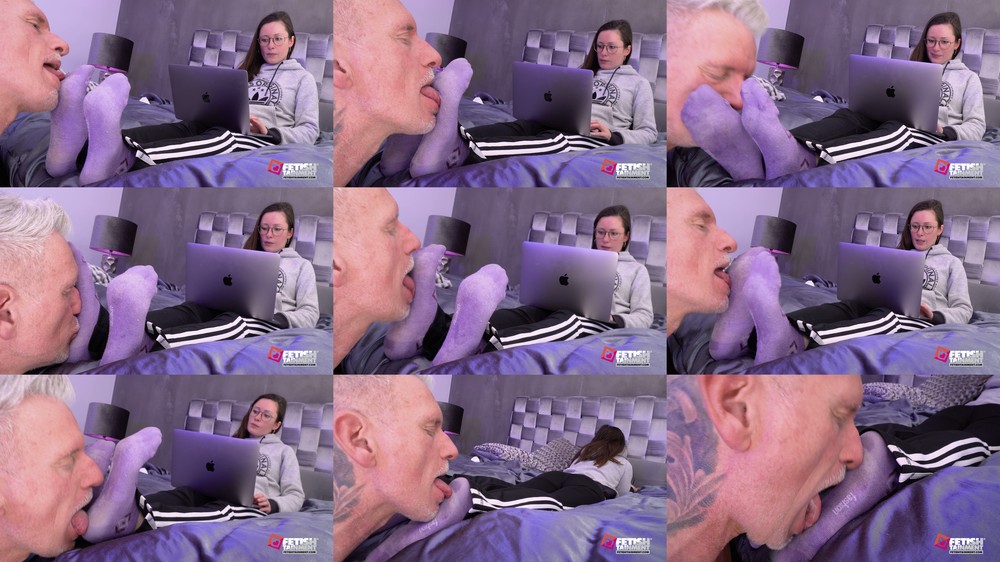 FEMDOMSQUAD Video Store - Nerd Lady Lina - Lick the sweat out of my nerd socks while I keep studying
