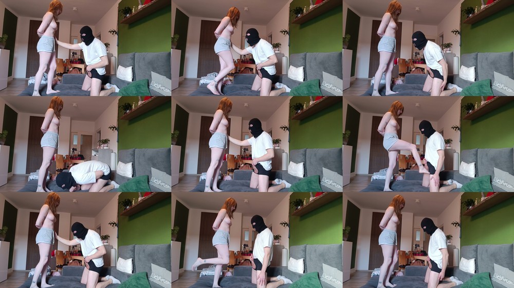 GermanBallsBusted - Her feet are destroying my balls