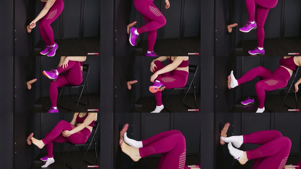 House of Era - Gloryhole Socks and Sneakers Footjob till Ruined Orgasm