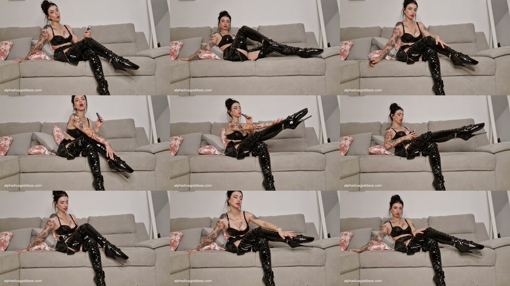 Alpha Diva - Jacking off for my Ballet Boots part 1 of 2