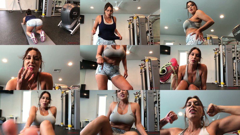 Femdom Puppy Play - Sniff and Lick Megan Jones Gym Body