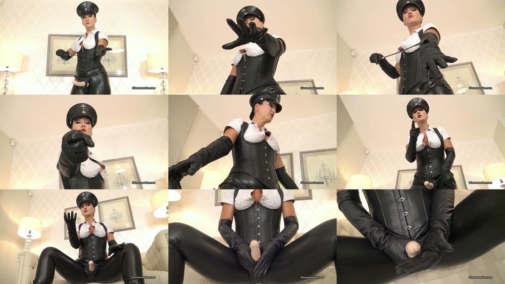 GloveMansion - Fetish Liza - Wank session with your gloved general