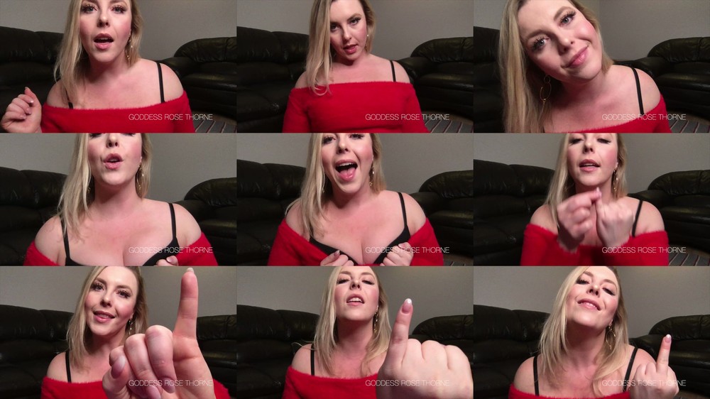 Goddess Rose Thorne - Brat Findom Humiliation