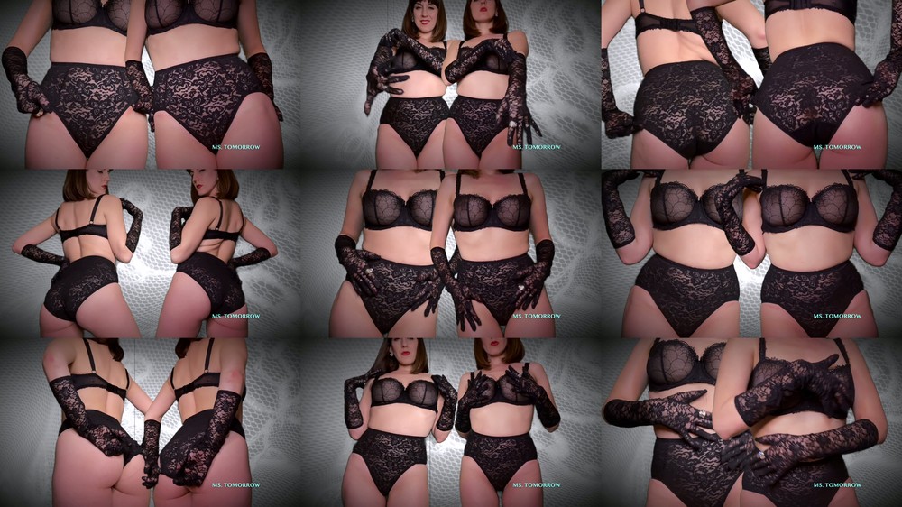 DommeTomorrow - BLACK LACE TEASE