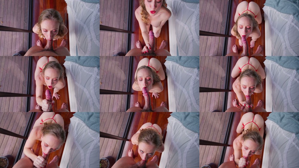 Scarlet Chase - Red Lips Sensual Sloppy Blowjob